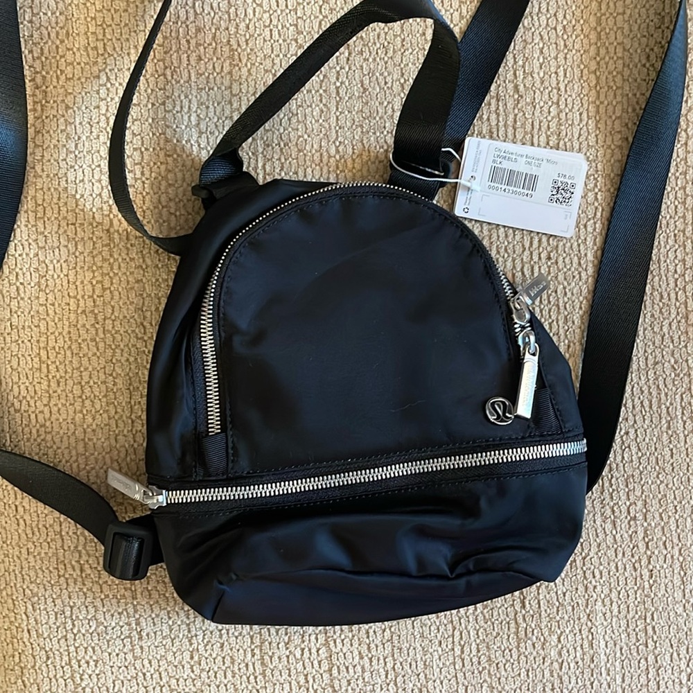 City Adventurer Micro Backpack in Black